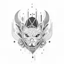 Team Fancy in graffiti  tattoo design idea