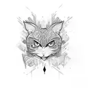 Team Fancy in graffiti  tattoo design idea