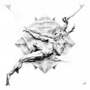 the creation of adam michelangelo  tattoo design idea