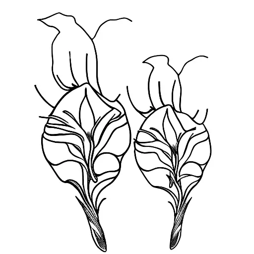 strawberry  tattoo design idea