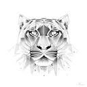 Panther tattoo design idea