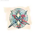 flint arrowhead tattoo design idea