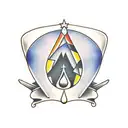 flint arrowhead tattoo design idea
