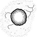 geode minimal simple tattoo design idea