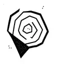 geode minimal simple tattoo design idea