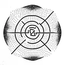 cretan labyrinth tattoo design idea