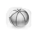 New York big apple with elements of basketball and playing cards tattoo design idea