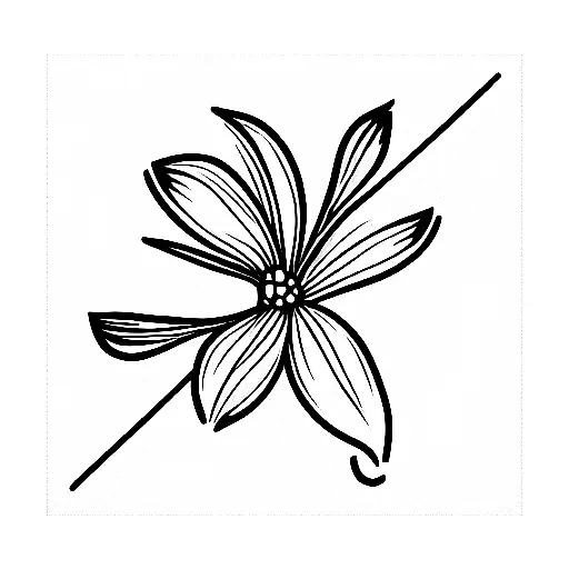 may and october birth flower tattoo design idea