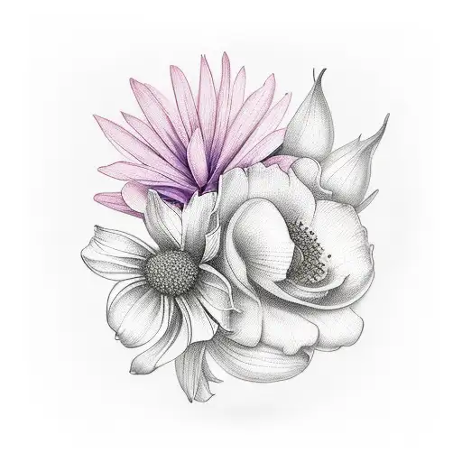 30+ October Birth Flower Tattoo Ideas: Cosmos & Marigolds | Birth flower  tattoos, Flower tattoo, October birth flowers