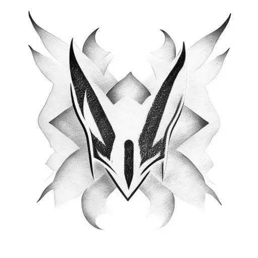 manta raya tattoo design idea