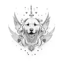 determined, loyal, reliable tattoo design idea