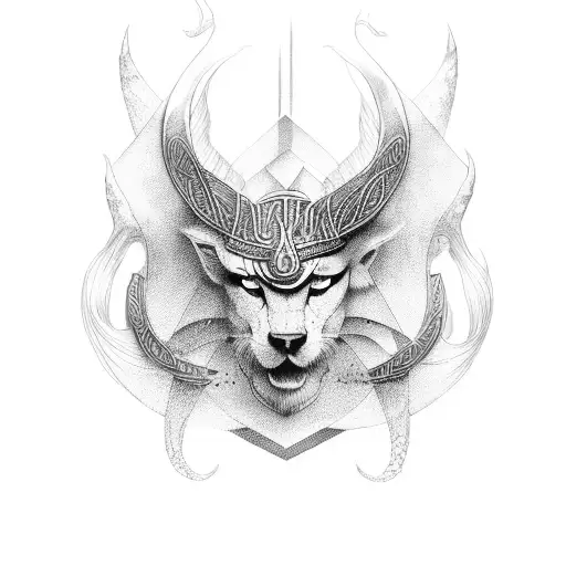 Norse mythology  tattoo design idea