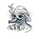 operator plague doctor  tattoo design idea