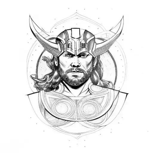 Thor tattoo design idea