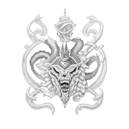 Spain cards deck simbols tattoo design idea