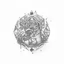 Spain deck simbols tattoo design idea