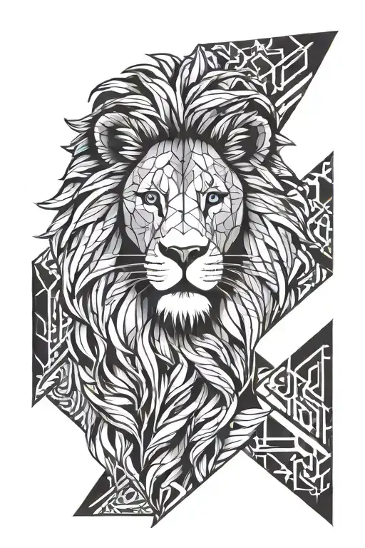 lion of Judah tattoo design idea