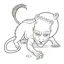 I wanna get drunk with the punk, do bump with the king creep down the hall and go to bed with the queen tattoo design idea