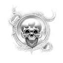 St Christopher  tattoo design idea