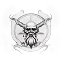 St Christopher  tattoo design idea