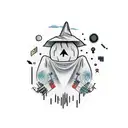 ScareCrow Records Record Label tattoo design idea