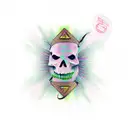 ScareCrow Records Record Label tattoo design idea