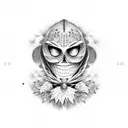 ScareCrow Records Record Label tattoo design idea