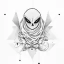 ScareCrow Records Record Label tattoo design idea