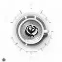 coffee tools skills art aroma  tattoo design idea