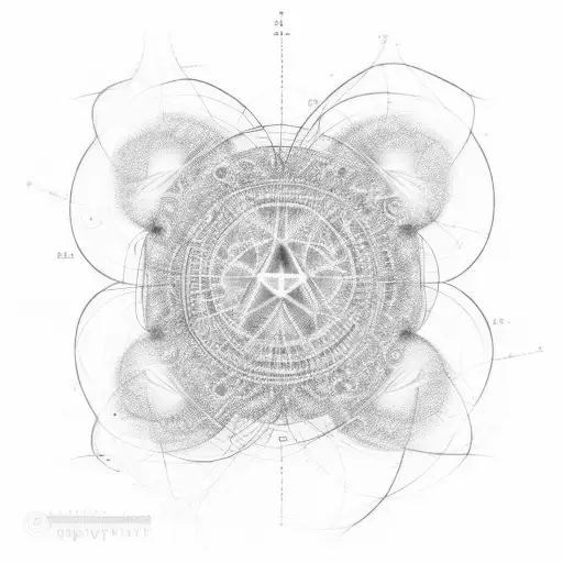Something from Quantumphysiks with particles and waves also some mathematical equations  tattoo design idea