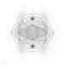 Something from Quantumphysiks with particles and waves also some mathematical equations  tattoo design idea