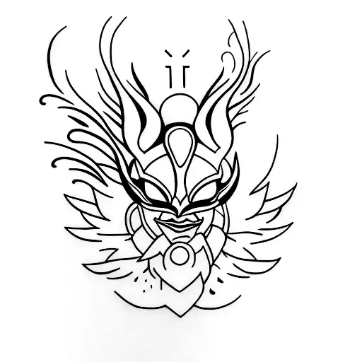 fenix  tattoo design idea