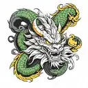 goku sleave shenlong dragon ball tattoo design idea