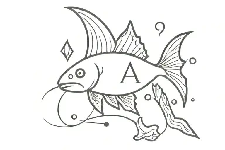 Always tattoo harry Potter and Symbol Fish  tattoo design idea