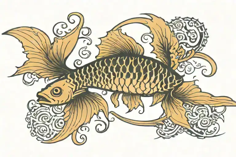Always tattoo harry Potter and Symbol Fish  tattoo design idea
