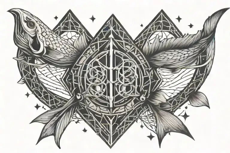 Always tattoo harry Potter and Symbol Fish  tattoo design idea