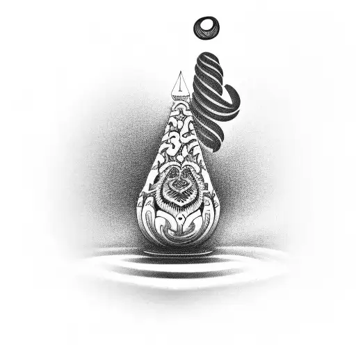lingam with aum for wrist tattoo design idea