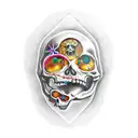 memento mori  tattoo design idea