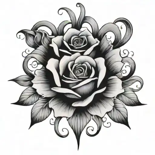 love, eternity and desire tattoo design idea