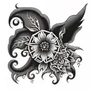 addiction depression suicide awareness tattoo design idea