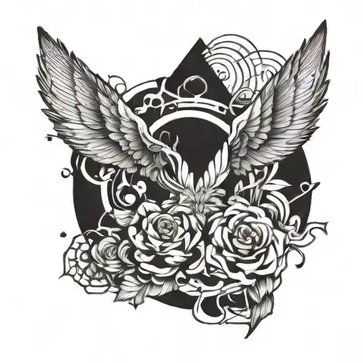 Create me a minimalist tattoo design. It must include thin and thick lines. The word “Zenith” must be the main focus. tattoo design idea