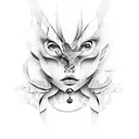 géographies suicide tattoo design idea