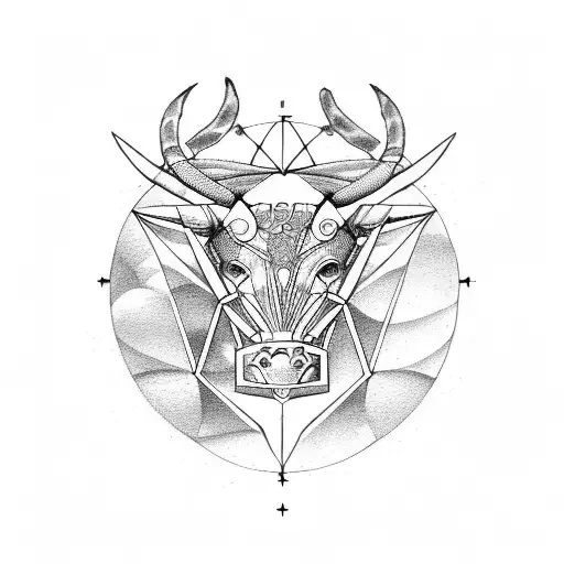 Astrology signs: Taurus, Aquarius, Aries and Gemini. tattoo design idea