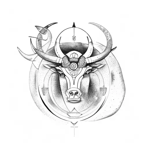 Astrology signs: Taurus, Aquarius, Aries and Gemini. tattoo design idea