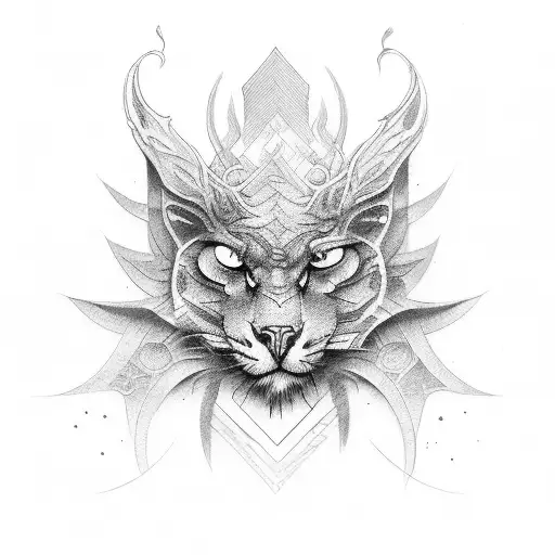 tattoo that reflects majesty and suffering tattoo design idea