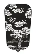 oak tree tattoo design idea