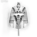 ANcient egypt gods leg sleeve tattoo design idea