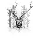 leshen witcher 3 tattoo design idea