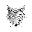wolf dolphin eagle tattoo design idea