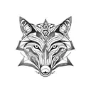 wolf dolphin eagle tattoo design idea